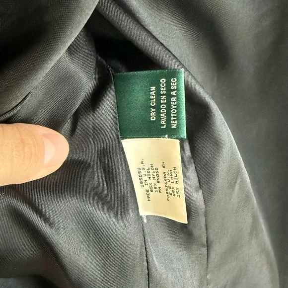 Lauren Ralph Lauren Red and Black Wool Plaid Jacket - Picture 8 of 8